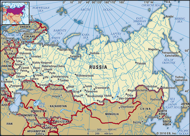 Map of Rusia